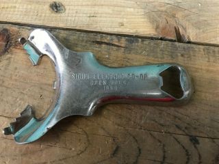 Vintage Metal Can Jar Bottle Opener Sioux City Ia Electric Co - Op Open House 1958