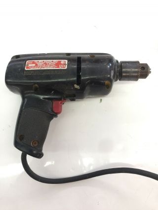 Vintage Craftsman 3/8 Inch Electric Drill Model 315.  11441 Usa