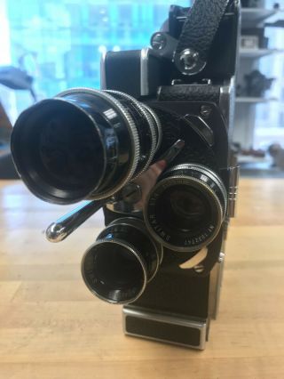 Bolex H16 Reflex 16mm Film Camera with Sekonic Light Meter 2