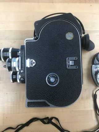 Bolex H16 Reflex 16mm Film Camera with Sekonic Light Meter 4