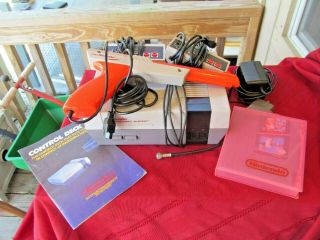 Vintage Nes Game Console With Controllers,  Game