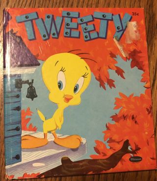 Tweety Warner Brothers Looney Tunes Whitman Tell - A - Tale Book Vintage 1958