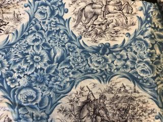 Stunning Vintage French Shabby Chic Cotton Floral Fabric 22/120cms