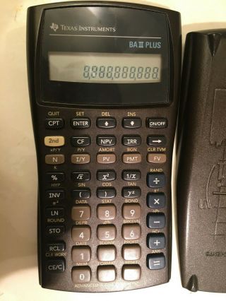 Vintage Texas Instruments Ba II Plus Business Calculator Financial - RARE 2