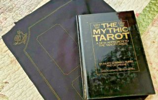 The Mythic Tarot Sharman - Burke Greene Book & Map Only Vintage 1986
