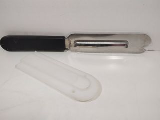The Pampered Chef Cheese Knife 1125 Vintage With Sheath Retired