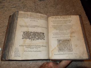 RARE - 1613 KJV - HE Bible - Quarto - Black Letter - Complete - 5 Title Pages - Psalms Meter 12