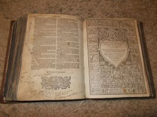 Rare - 1613 Kjv - He Bible - Quarto - Black Letter - Complete - 5 Title Pages - Psalms Meter