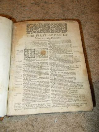 RARE - 1613 KJV - HE Bible - Quarto - Black Letter - Complete - 5 Title Pages - Psalms Meter 6