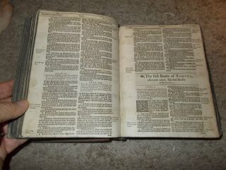 RARE - 1613 KJV - HE Bible - Quarto - Black Letter - Complete - 5 Title Pages - Psalms Meter 7