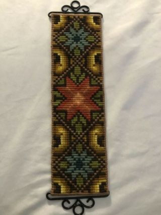 Vintage Bell Pull Needlepoint Bargello Quilt Pattern