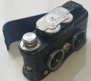 Vintage View - Master Personal Stereo Camera W/leather Case & Strap