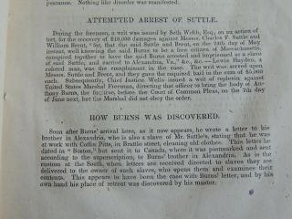 c.  1854 THE BOSTON SLAVE RIOT AND TRIAL OF ANTHONY BURNS - SLAVERY 6