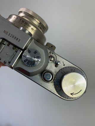 Leica Leitz lllb With 5cm f2 Summar lens Vintage German Rangefinder Camera 8