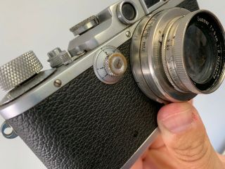 Leica Leitz lllb With 5cm f2 Summar lens Vintage German Rangefinder Camera 9