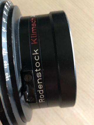 RODENSTOCK APO - RONAR L KLIMSCH 360MM f/9.  0 Large Format Lens 8x10 Film/Digital 2