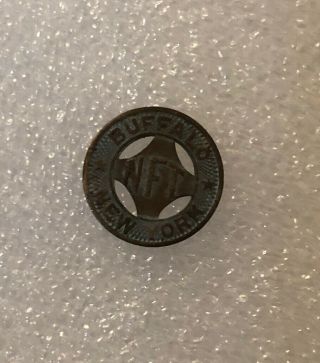 Buffalo York Nft Good For One City Fare Token Transit Authority Vintage