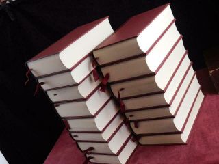 of CHARLES DICKENS/15 LEATHER BOOKS in SLIPCASES/FOLIO SOCIETY/RARE,  $800 6