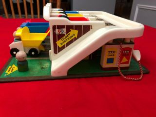 Vintage 1965 Fisher Price Little People 979 Dump Truckers Complete 7