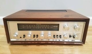 Vintage Pioneer Sx - 1000ta Solid State Am/fm Stereo Receiver Wood Case For Repair