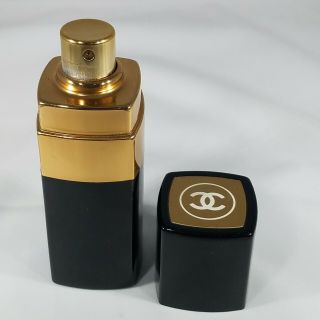 Vintage Chanel No 5 Spray Cologne Perfume 1.  7 oz 50 ml Black Bottle 50 3