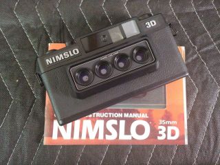 Vintage Nimslo 3d Camera 30mm Quadra Lens 35mm Film