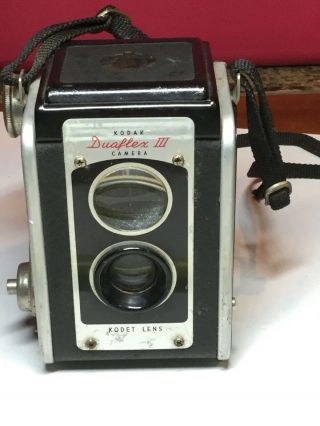 Vintage Kodak Duaflex Iii Camera Kodet Lens