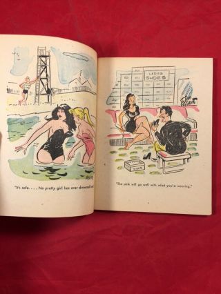Vtg Wow Humorama No.  1 1956 Bettie Page Risque Girlie Pinup Cover By Bunny Yeager 5