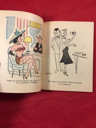 Vtg Wow Humorama No.  1 1956 Bettie Page Risque Girlie Pinup Cover By Bunny Yeager 8