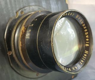 Voigtlander Braunschweig Heliar 1:4,  5 F=30cm Lens 2