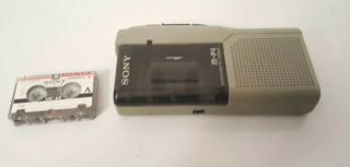 Vintage Sony M - P4 Micro Cassette Recorder Dictation Handheld Player 6