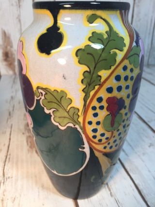 Flower Vase 1930 Era Ivora Juliana Gouda Holland 319 Pottery vintage Ceramic 4
