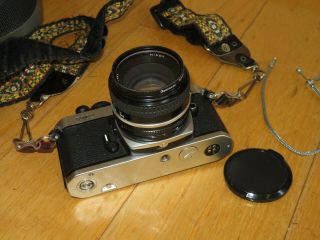 Nikon FM2 Camera plus Nikon Nikkor 50MM Lens & Strap (R808) 4
