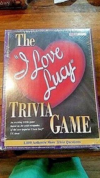 Fun Vintage I Love Lucy Tv Show Trivia Board Game 1998