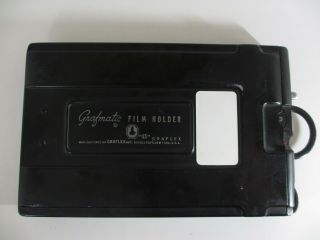 Grafmatic 1168 By Graflex,  Very Rare,  Slotted Grafmatic 6 Sheet Film Holder.