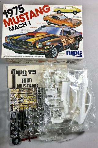 Mpc 1975 Ford Mustang Mach I Model Kit 1 - 7513