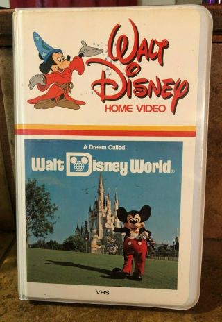 A Dream Called Walt Disney World (vhs) Rare Vintage Clamshell Documentary Oop