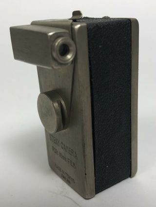 Vintage c.  1947 FIRST Version ' Made In Tokyo ' Steky Subminiature Camera nickel 5