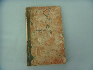 19th Century Antique/vintage Childs Book Of Poems,  Printed Date 1820