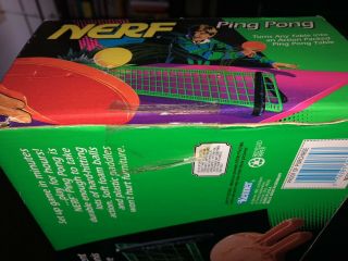 Vintage NERF 1992 KENNER Ping Pong Game Toy Table Tennis (COMPLETE SET) 5
