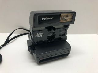 Vintage Polaroid 600 One Step Instant Camera Retro Film W/ Strap