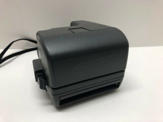 Vintage Polaroid 600 One Step Instant Camera Retro Film w/ Strap 4