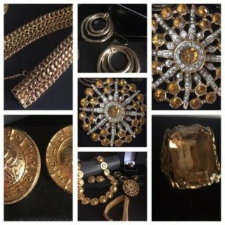 House Jewellery Vintage / Retro Listing As Gold Tone