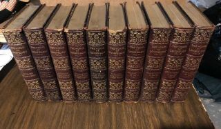 The Of Longfellow,  10 Volume Leather Bound Davos Set Limited 124/1000 RARE 2