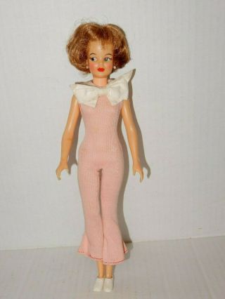Vintage Ideal Tammy Doll Wearing Pink Jumpsuit