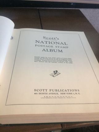 Vintage Scott’s National Postage Stamp Album 3