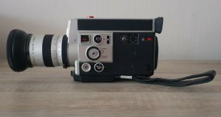 Canon Auto Zoom 814 Electronic 8 Movie Camera With Movie Light 33000 Lumen