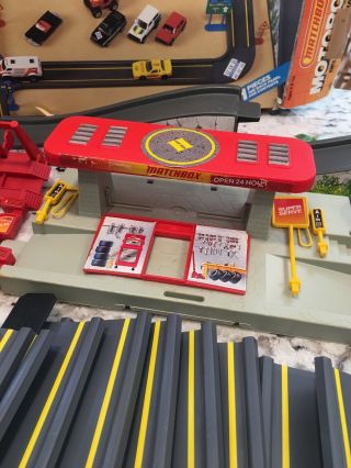 Vintage Matchbox Motorcity Deluxe Play Track Set Year 1987 (good -) 3