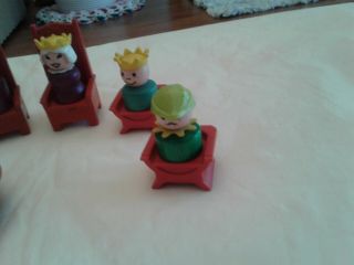 Vintage Fisher Price Little People Castle Playset 5