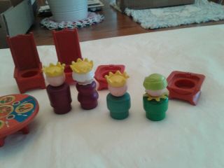 Vintage Fisher Price Little People Castle Playset 6